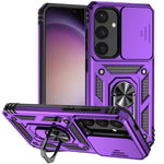 Custodia per telefono con supporto scorrevole Camshield, For Samsung Galaxy S25+ 5G, For Samsung Galaxy S25 Ultra 5G, For Samsung Galaxy S24 FE 5G