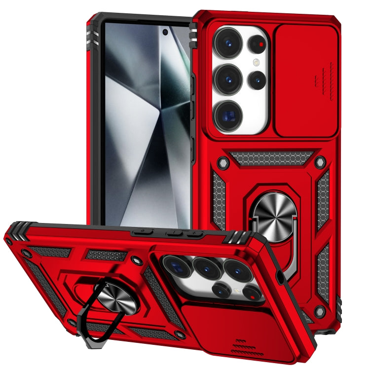 Custodia per telefono con supporto scorrevole Camshield, For Samsung Galaxy S25+ 5G, For Samsung Galaxy S25 Ultra 5G, For Samsung Galaxy S24 FE 5G