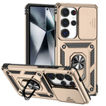 Custodia per telefono con supporto scorrevole Camshield, For Samsung Galaxy S25+ 5G, For Samsung Galaxy S25 Ultra 5G, For Samsung Galaxy S24 FE 5G