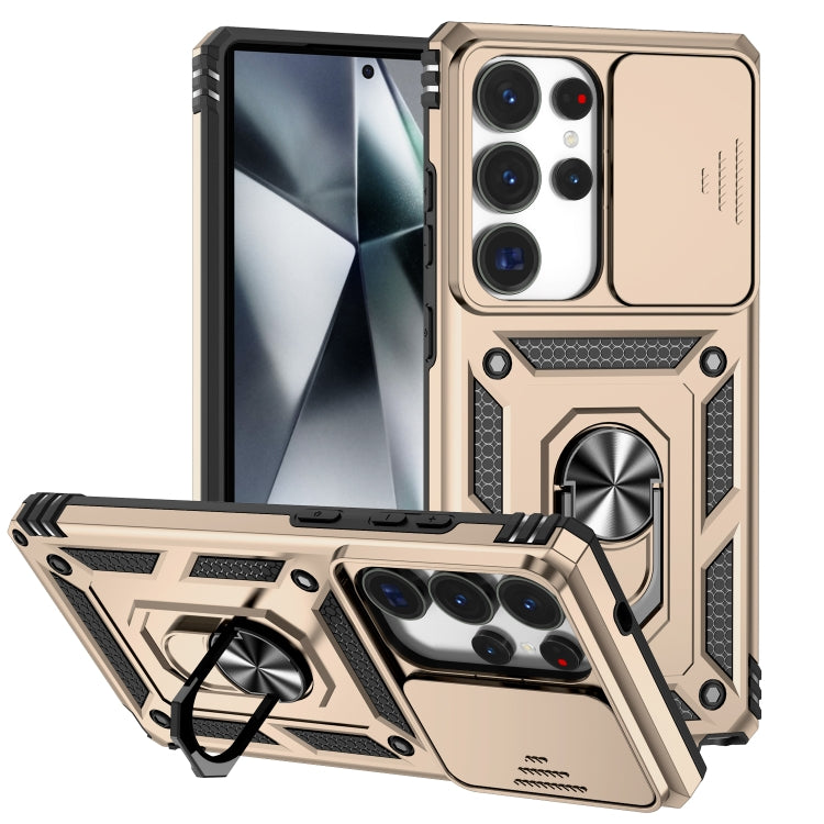 Custodia per telefono con supporto scorrevole Camshield, For Samsung Galaxy S25+ 5G, For Samsung Galaxy S25 Ultra 5G, For Samsung Galaxy S24 FE 5G
