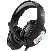 KOTION EACH G4100 Cuffie stereo da gioco con microfono, lunghezza: circa 2,1 m, G4100, Black White