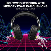 KOTION EACH G4100 Cuffie stereo da gioco con microfono, lunghezza: circa 2,1 m, G4100, Black White
