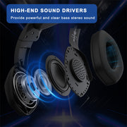 Cuffie da gioco KOTION EACH G6000 On-Ear con microfono, lunghezza: circa 2,1 m, G6000