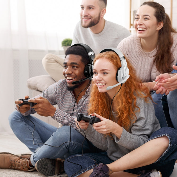 KOTION EACH G9000 Pro Cuffie da gioco soprauricolari con microfono, lunghezza del cavo: circa 2,1 m, G9000 Pro