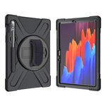 Custodia silicone antiurto con tracolla per Galaxy Tab S8