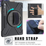 Custodia silicone antiurto con tracolla per Galaxy Tab S8