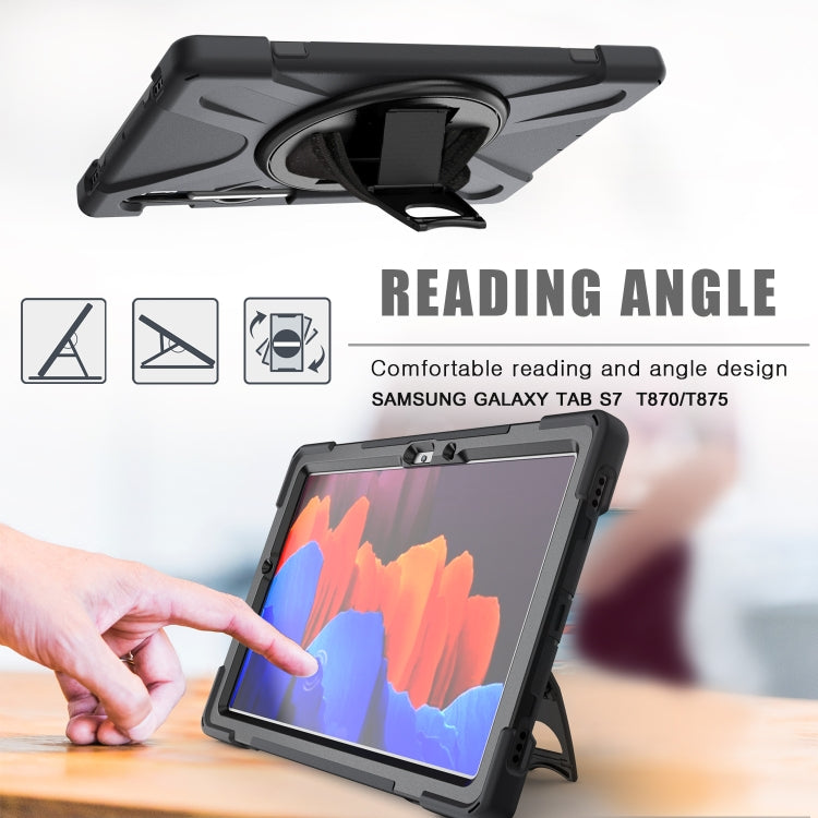 Custodia silicone antiurto con tracolla per Galaxy Tab S8