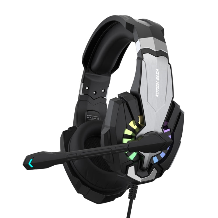 KOTION EACH G9000 Plus Cuffie da gioco soprauricolari con microfono, lunghezza: circa 2,1 m