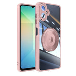 Custodia per telefono in TPU ibrida acrilica MagSafe con supporto 360, For Samsung Galaxy A16 5G, For Samsung Galaxy A06 4G