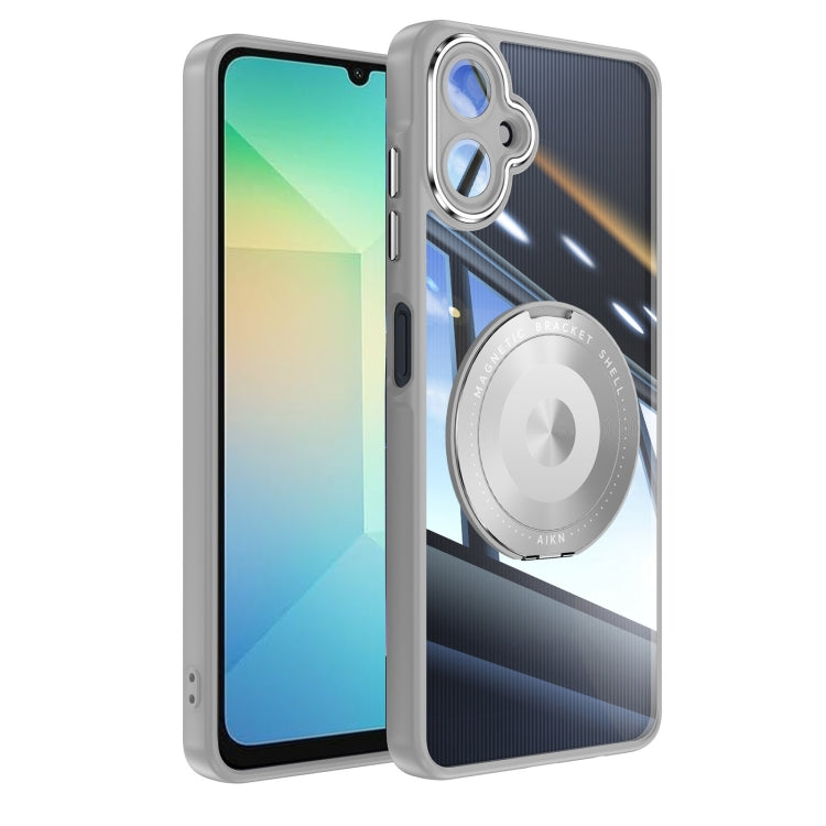 Custodia per telefono in TPU ibrida acrilica MagSafe con supporto 360, For Samsung Galaxy A16 5G, For Samsung Galaxy A06 4G