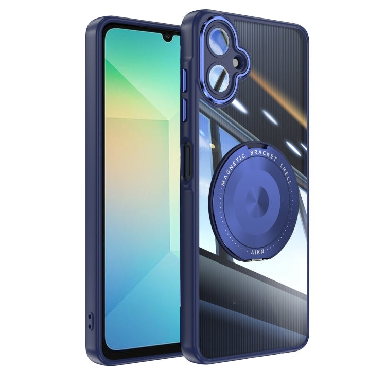 Custodia per telefono in TPU ibrida acrilica MagSafe con supporto 360, For Samsung Galaxy A16 5G, For Samsung Galaxy A06 4G