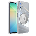 Custodia per telefono in TPU ibrida acrilica MagSafe con supporto 360, For Samsung Galaxy A16 5G, For Samsung Galaxy A06 4G