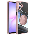 Custodia per telefono in TPU ibrida acrilica MagSafe con supporto 360, For Samsung Galaxy A17, For Samsung Galaxy A07, For Samsung Galaxy A36 / A56 5G, For Samsung Galaxy A26 5G