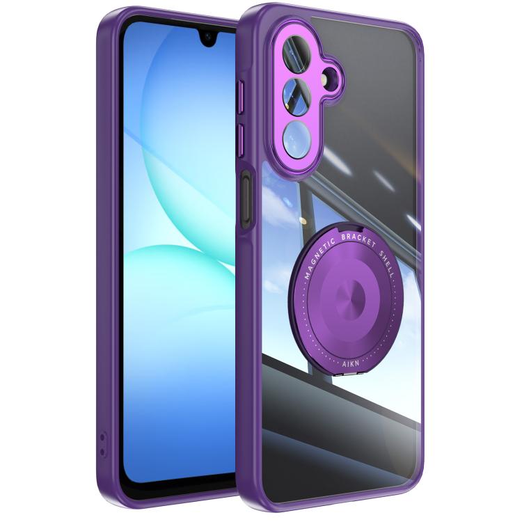 Custodia per telefono in TPU ibrida acrilica MagSafe con supporto 360, For Samsung Galaxy A17, For Samsung Galaxy A07, For Samsung Galaxy A36 / A56 5G, For Samsung Galaxy A26 5G