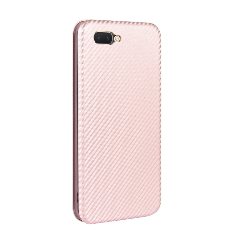 Struttura in fibra di carbonio Flip orizzontale magnetico Custodia in pelle TPU + PC + PU con slot per schede, For OPPO A5(AX5) / A3s / A12e, For OPPO A7(AX7) / A5s / AX5s / A12, For OPPO A8 / A31 (2020), For OPPO A9 (2020) / A11 / A11X / A5 (2020)