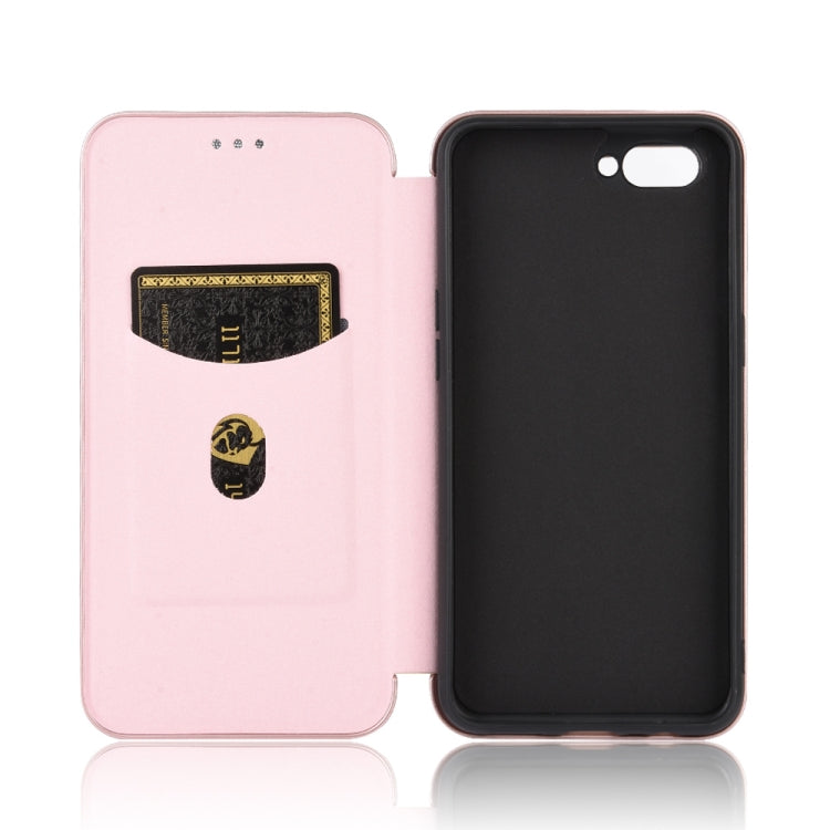 Struttura in fibra di carbonio Flip orizzontale magnetico Custodia in pelle TPU + PC + PU con slot per schede, For OPPO A5(AX5) / A3s / A12e, For OPPO A7(AX7) / A5s / AX5s / A12, For OPPO A8 / A31 (2020), For OPPO A9 (2020) / A11 / A11X / A5 (2020)