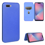 Struttura in fibra di carbonio Flip orizzontale magnetico Custodia in pelle TPU + PC + PU con slot per schede, For OPPO A5(AX5) / A3s / A12e, For OPPO A7(AX7) / A5s / AX5s / A12, For OPPO A8 / A31 (2020), For OPPO A9 (2020) / A11 / A11X / A5 (2020)