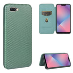 Struttura in fibra di carbonio Flip orizzontale magnetico Custodia in pelle TPU + PC + PU con slot per schede, For OPPO A5(AX5) / A3s / A12e, For OPPO A7(AX7) / A5s / AX5s / A12, For OPPO A8 / A31 (2020), For OPPO A9 (2020) / A11 / A11X / A5 (2020)