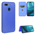 Struttura in fibra di carbonio Flip orizzontale magnetico Custodia in pelle TPU + PC + PU con slot per schede, For OPPO A5(AX5) / A3s / A12e, For OPPO A7(AX7) / A5s / AX5s / A12, For OPPO A8 / A31 (2020), For OPPO A9 (2020) / A11 / A11X / A5 (2020)