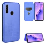 Struttura in fibra di carbonio Flip orizzontale magnetico Custodia in pelle TPU + PC + PU con slot per schede, For OPPO A5(AX5) / A3s / A12e, For OPPO A7(AX7) / A5s / AX5s / A12, For OPPO A8 / A31 (2020), For OPPO A9 (2020) / A11 / A11X / A5 (2020)