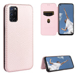 Struttura in fibra di carbonio Flip orizzontale magnetico Custodia in pelle TPU + PC + PU con slot per schede, For OPPO A52 / A72 / A92, For OPPO A91 / F15 Reno3(Southeast Asia Version), For OPPO A92s, For OPPO Ace2