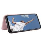 Struttura in fibra di carbonio Flip orizzontale magnetico Custodia in pelle TPU + PC + PU con slot per schede, For OPPO A52 / A72 / A92, For OPPO A91 / F15 Reno3(Southeast Asia Version), For OPPO A92s, For OPPO Ace2