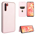 Struttura in fibra di carbonio Flip orizzontale magnetico Custodia in pelle TPU + PC + PU con slot per schede, For OPPO A52 / A72 / A92, For OPPO A91 / F15 Reno3(Southeast Asia Version), For OPPO A92s, For OPPO Ace2