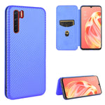 Struttura in fibra di carbonio Flip orizzontale magnetico Custodia in pelle TPU + PC + PU con slot per schede, For OPPO A52 / A72 / A92, For OPPO A91 / F15 Reno3(Southeast Asia Version), For OPPO A92s, For OPPO Ace2