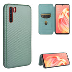 Struttura in fibra di carbonio Flip orizzontale magnetico Custodia in pelle TPU + PC + PU con slot per schede, For OPPO A52 / A72 / A92, For OPPO A91 / F15 Reno3(Southeast Asia Version), For OPPO A92s, For OPPO Ace2