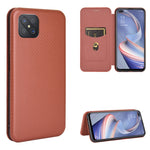 Struttura in fibra di carbonio Flip orizzontale magnetico Custodia in pelle TPU + PC + PU con slot per schede, For OPPO A52 / A72 / A92, For OPPO A91 / F15 Reno3(Southeast Asia Version), For OPPO A92s, For OPPO Ace2