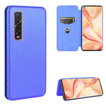 Struttura in fibra di carbonio Flip orizzontale magnetico Custodia in pelle TPU + PC + PU con slot per schede, For OPPO Find X2 Pro, For OPPO Find X2, For OPPO Realme C11, For OPPO Realme C15
