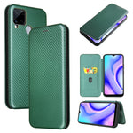 Struttura in fibra di carbonio Flip orizzontale magnetico Custodia in pelle TPU + PC + PU con slot per schede, For OPPO Find X2 Pro, For OPPO Find X2, For OPPO Realme C11, For OPPO Realme C15