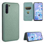 Struttura in fibra di carbonio Flip orizzontale magnetico Custodia in pelle TPU + PC + PU con slot per schede, For OPPO Reno2 Z / F, For OPPO Reno3 A(Japanese Version), For OPPO Reno4 Pro 5G, For OPPO Reno A