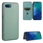 Struttura in fibra di carbonio Flip orizzontale magnetico Custodia in pelle TPU + PC + PU con slot per schede, For OPPO Reno2 Z / F, For OPPO Reno3 A(Japanese Version), For OPPO Reno4 Pro 5G, For OPPO Reno A