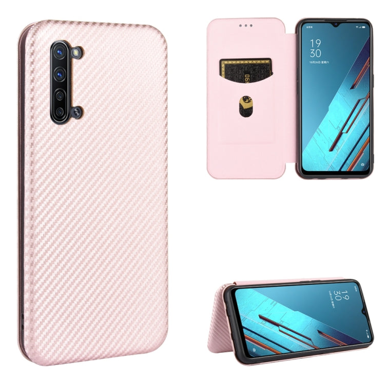 Struttura in fibra di carbonio Flip orizzontale magnetico Custodia in pelle TPU + PC + PU con slot per schede, For OPPO Reno3 5G / Find X2 Lite, For OPPO Reno3 5G (Japanese Version), For OPPO Reno3 Pro 5G / Find X2 Neo, For OPPO Reno4 4G