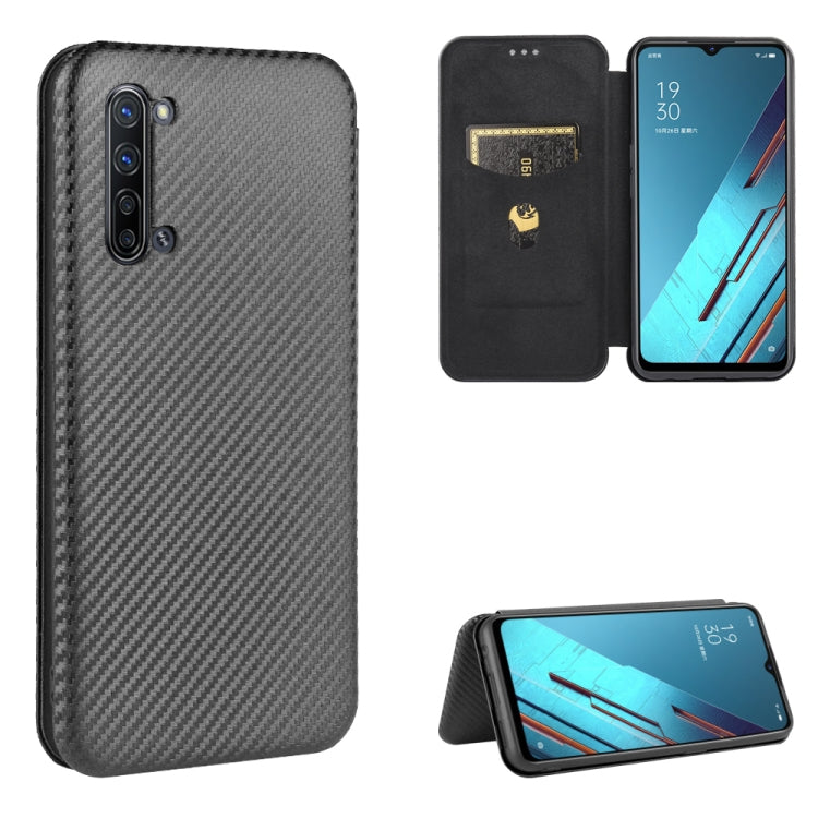 Struttura in fibra di carbonio Flip orizzontale magnetico Custodia in pelle TPU + PC + PU con slot per schede, For OPPO Reno3 5G / Find X2 Lite, For OPPO Reno3 5G (Japanese Version), For OPPO Reno3 Pro 5G / Find X2 Neo, For OPPO Reno4 4G