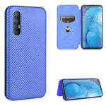 Struttura in fibra di carbonio Flip orizzontale magnetico Custodia in pelle TPU + PC + PU con slot per schede, For OPPO Reno3 5G / Find X2 Lite, For OPPO Reno3 5G (Japanese Version), For OPPO Reno3 Pro 5G / Find X2 Neo, For OPPO Reno4 4G