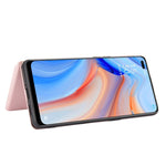 Struttura in fibra di carbonio Flip orizzontale magnetico Custodia in pelle TPU + PC + PU con slot per schede, For OPPO Reno4 5G, For OPPO Reno4 Pro 4G, For OPPO Rnoe Ace, For OPPO Realme 5 Pro / Realme Q