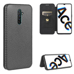 Struttura in fibra di carbonio Flip orizzontale magnetico Custodia in pelle TPU + PC + PU con slot per schede, For OPPO Reno4 5G, For OPPO Reno4 Pro 4G, For OPPO Rnoe Ace, For OPPO Realme 5 Pro / Realme Q