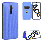 Struttura in fibra di carbonio Flip orizzontale magnetico Custodia in pelle TPU + PC + PU con slot per schede, For OPPO Reno4 5G, For OPPO Reno4 Pro 4G, For OPPO Rnoe Ace, For OPPO Realme 5 Pro / Realme Q