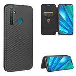 Struttura in fibra di carbonio Flip orizzontale magnetico Custodia in pelle TPU + PC + PU con slot per schede, For OPPO Reno4 5G, For OPPO Reno4 Pro 4G, For OPPO Rnoe Ace, For OPPO Realme 5 Pro / Realme Q