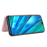 Struttura in fibra di carbonio Flip orizzontale magnetico Custodia in pelle TPU + PC + PU con slot per schede, For OPPO Realme 5 / Realme 5s, For OPPO Realme 6 Pro, For OPPO Realme 6, For OPPO Realme X3