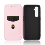 Struttura in fibra di carbonio Flip orizzontale magnetico Custodia in pelle TPU + PC + PU con slot per schede, For OPPO Realme X50 Pro / X50 Pro 5G, For OPPO Realme X50 / X50 5G, For OPPO Realme XT / X2 / K5