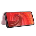 Struttura in fibra di carbonio Flip orizzontale magnetico Custodia in pelle TPU + PC + PU con slot per schede, For OPPO Realme X50 Pro / X50 Pro 5G, For OPPO Realme X50 / X50 5G, For OPPO Realme XT / X2 / K5