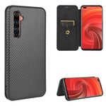 Struttura in fibra di carbonio Flip orizzontale magnetico Custodia in pelle TPU + PC + PU con slot per schede, For OPPO Realme X50 Pro / X50 Pro 5G, For OPPO Realme X50 / X50 5G, For OPPO Realme XT / X2 / K5