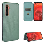 Struttura in fibra di carbonio Flip orizzontale magnetico Custodia in pelle TPU + PC + PU con slot per schede, For OPPO Realme X50 Pro / X50 Pro 5G, For OPPO Realme X50 / X50 5G, For OPPO Realme XT / X2 / K5