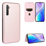 Struttura in fibra di carbonio Flip orizzontale magnetico Custodia in pelle TPU + PC + PU con slot per schede, For OPPO Realme X50 Pro / X50 Pro 5G, For OPPO Realme X50 / X50 5G, For OPPO Realme XT / X2 / K5
