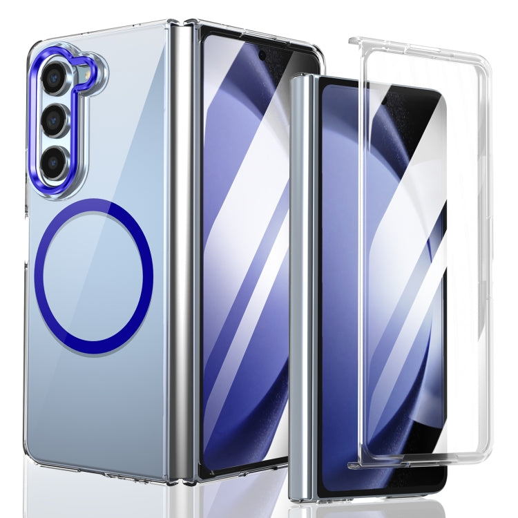Custodia per telefono cellulare trasparente per PC con MagSafe integrato della serie pieghevole lce, For Samsung Galaxy Z Flip7 5G, For Samsung Galaxy Z Flip6, For Samsung Galaxy Z Fold6, For Samsung Galaxy Z Fold5