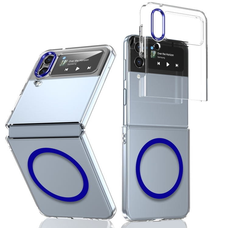 Custodia per telefono cellulare trasparente per PC con MagSafe integrato della serie pieghevole lce, For Samsung Galaxy Z Flip5, For Samsung Galaxy Z Fold4, For Samsung Galaxy Z Flip4, For Samsung Galaxy Z Flip3 5G