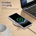 Custodia per telefono cellulare trasparente per PC con MagSafe integrato della serie pieghevole lce, For Samsung Galaxy Z Flip7 5G, For Samsung Galaxy Z Flip6, For Samsung Galaxy Z Fold6, For Samsung Galaxy Z Fold5